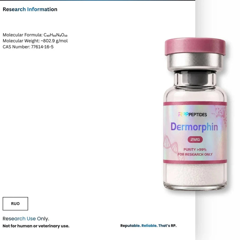 Dermorphin 2mg : Research Only