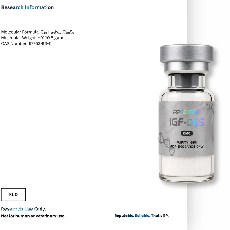 IGF-DES 2MG : Research Only