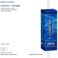 L-Carnitine 500mg x 50ml : Research Only