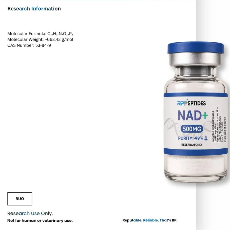 NAD+ 500MG : Research Only