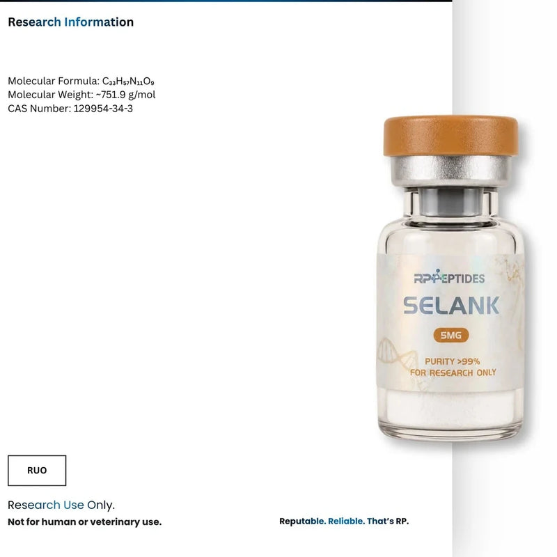 SELANK 5MG : Research Only