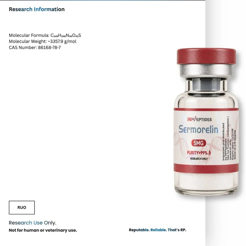 SERMORELIN 5MG : Research Only
