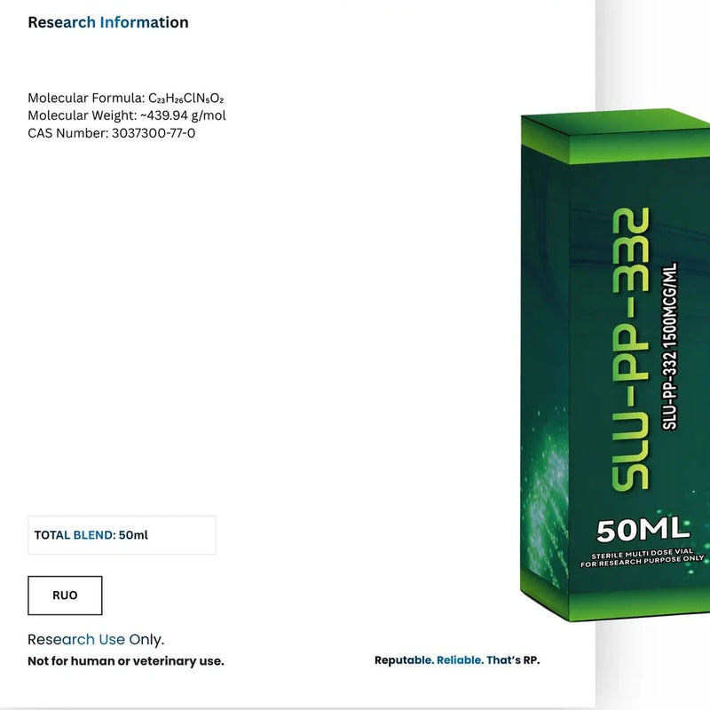 SLU-PP-332 1500mcg per ml - 50ml : Research Only