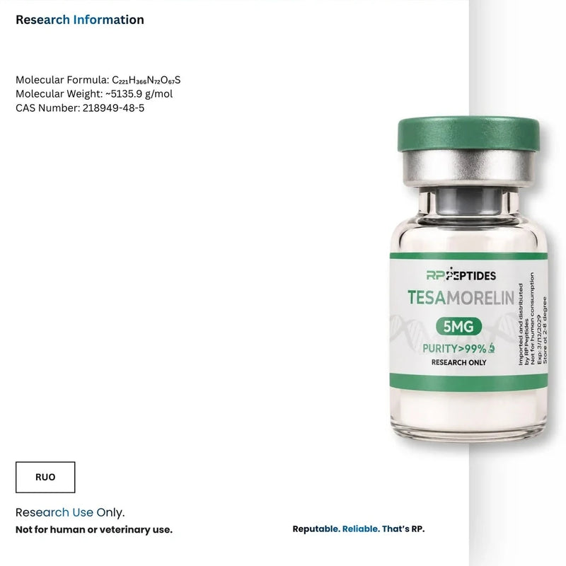 TESAMORELIN 5MG : Research Only