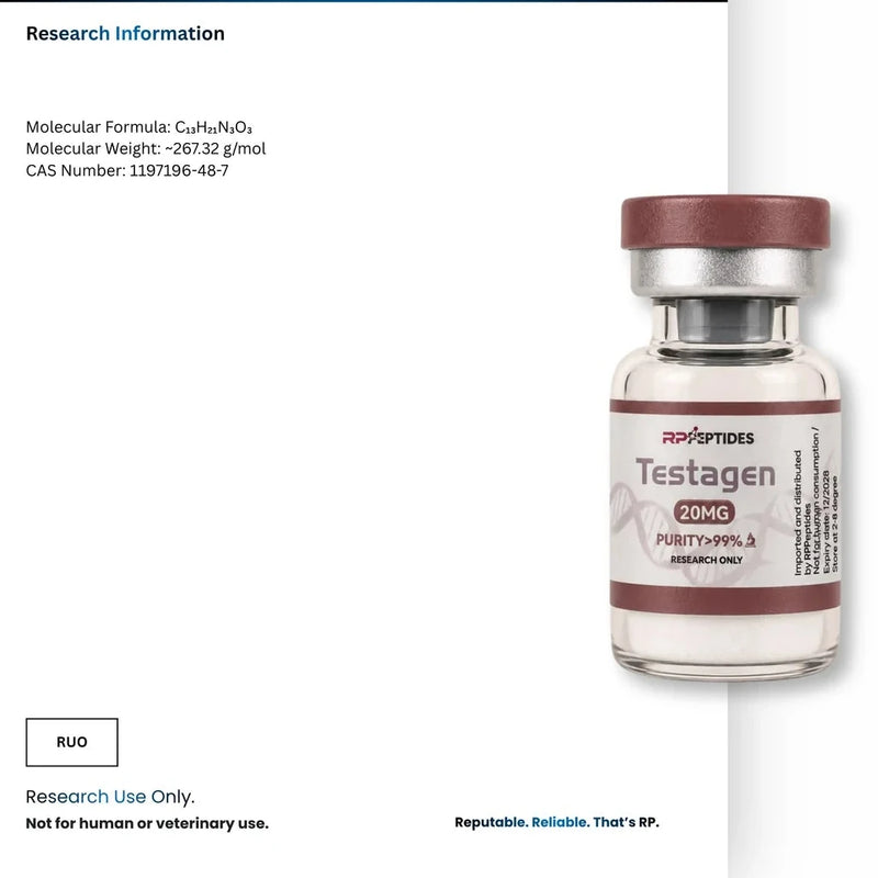 Testagen 20mg: Research only