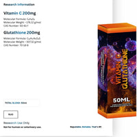 Vitamin C Glutathione 400mg per ml - 50ml : Research Only